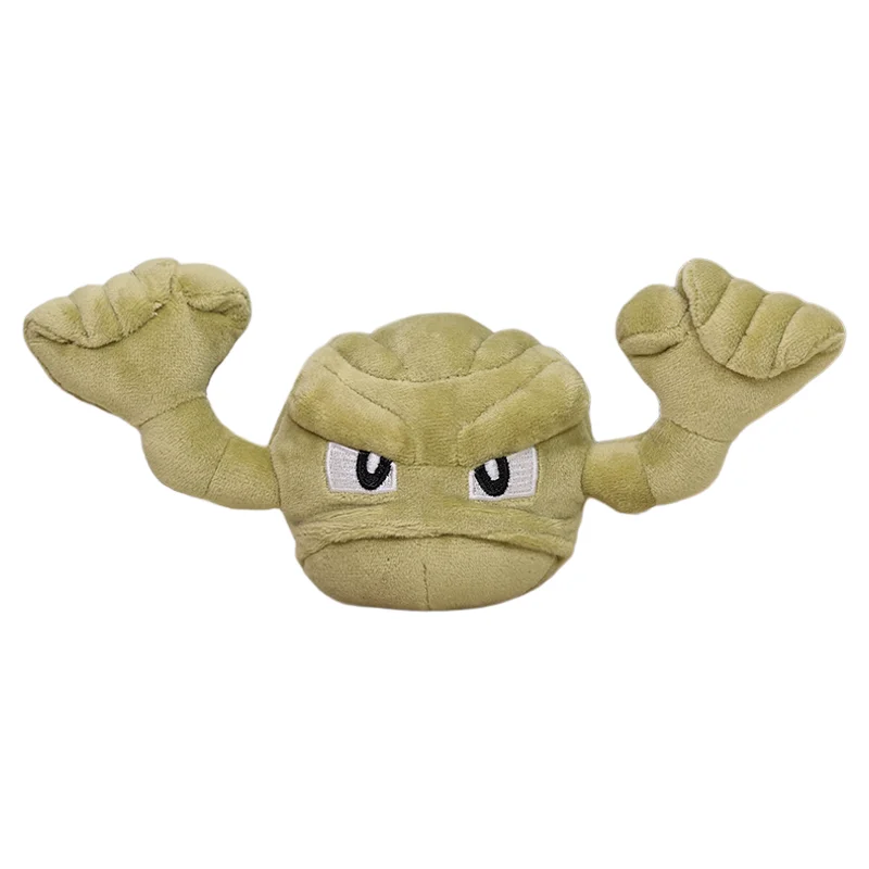 10cm Cute Pokemon Stuffed Toys Geodude Plush Anime Cartoon Soft Doll Gift