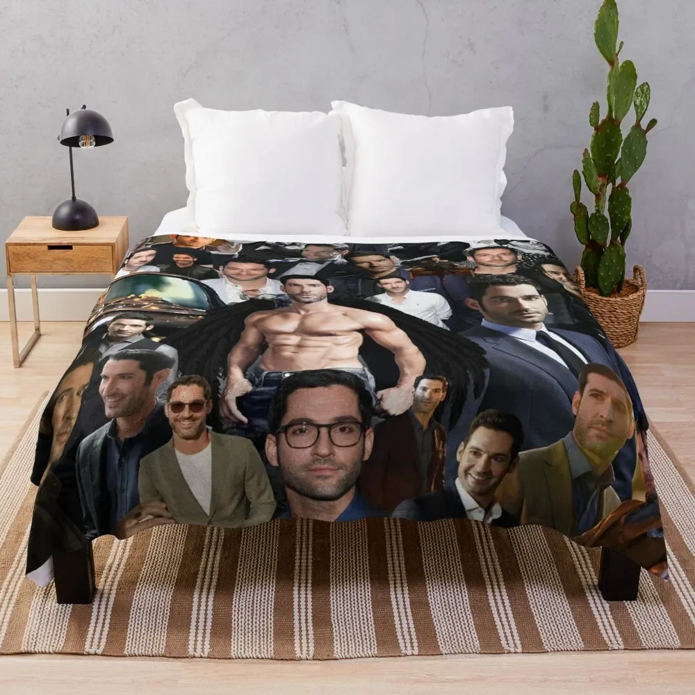 

Tom Ellis Throw Blanket valentine gift ideas Soft Big Decorative Sofas Blankets