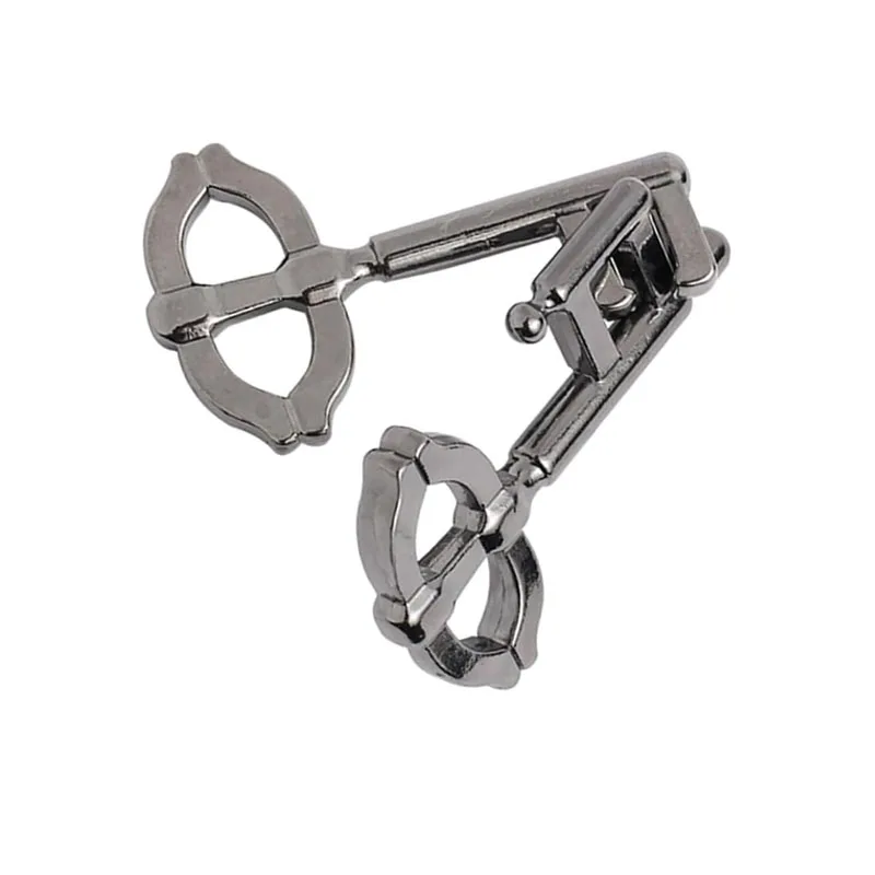 Classic Magic IQ Cast Metal Puzzles Key Disentanglement Brain Teasers For Adults & Kids Fun Challenging Logic Educational Toys