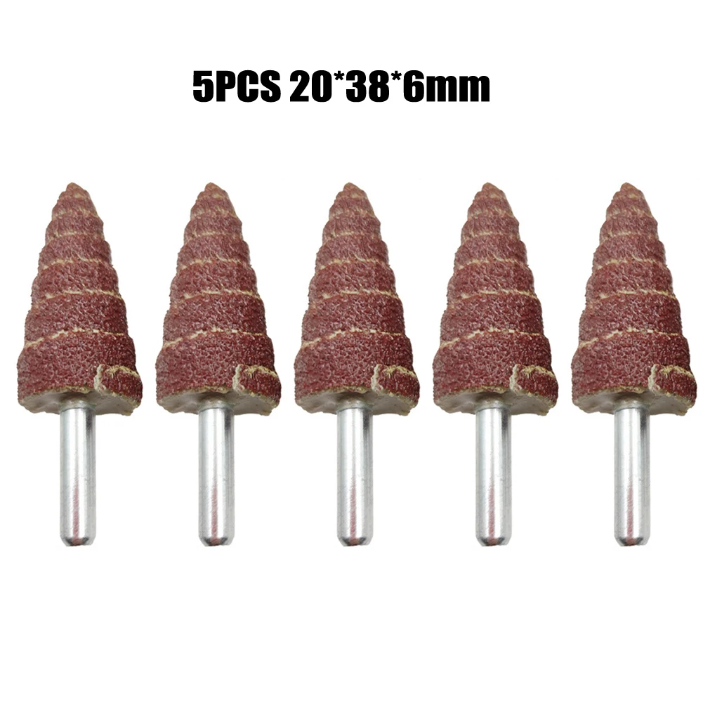 Practical Brand New Grinding Head Sandpaper Tapered Cone 15-30mm For Wood Plastic Metal Rotary Tool Accessories