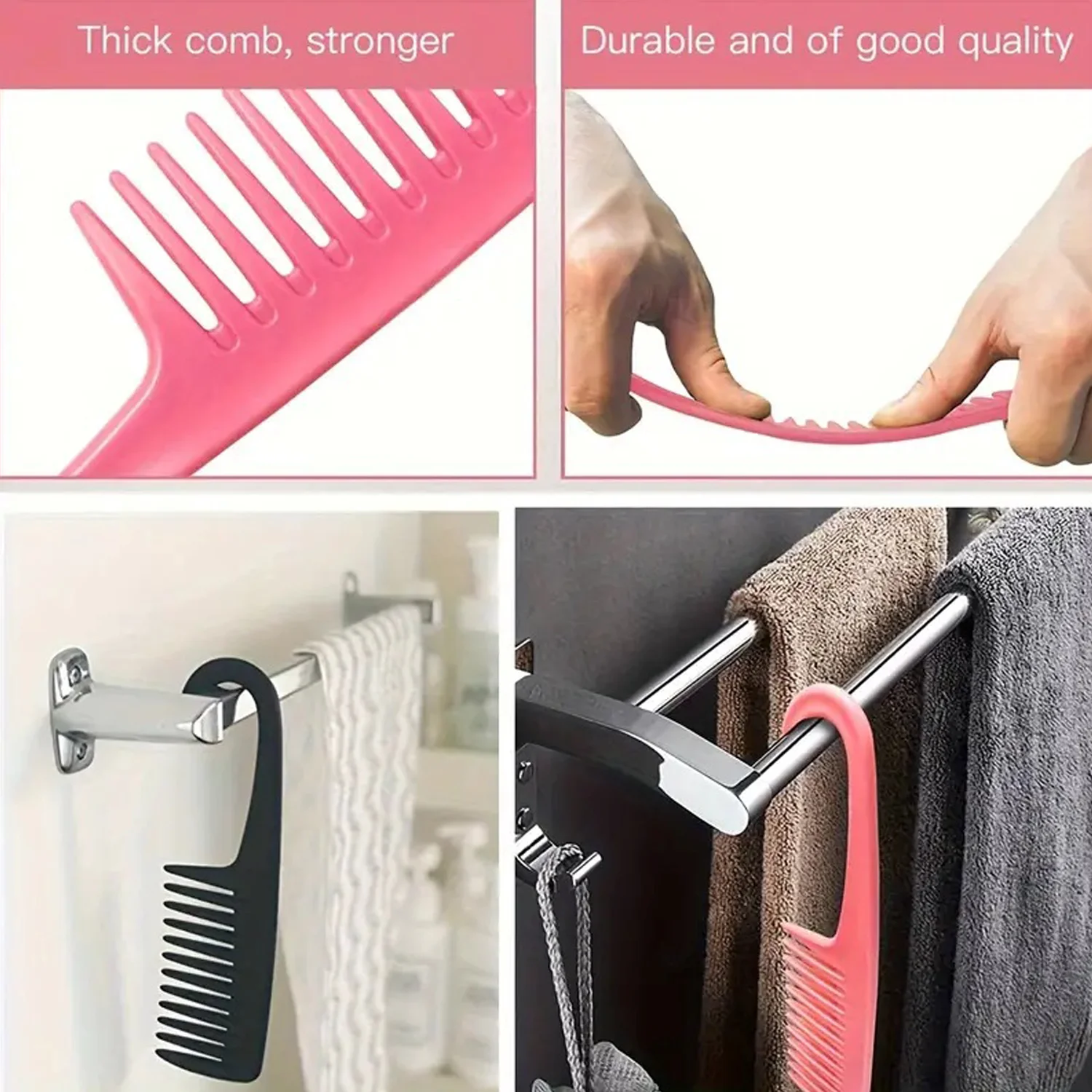 6/12-teiliges Haarbürsten-Set für Kleinkinder und Frauen, zum Entwirren, mit breiten Zinken, Haarsprayflasche, für nasses und trockenes, lockiges Haar, Bürsten für die Haaransätze und den Hinterkopf. – Detail 9