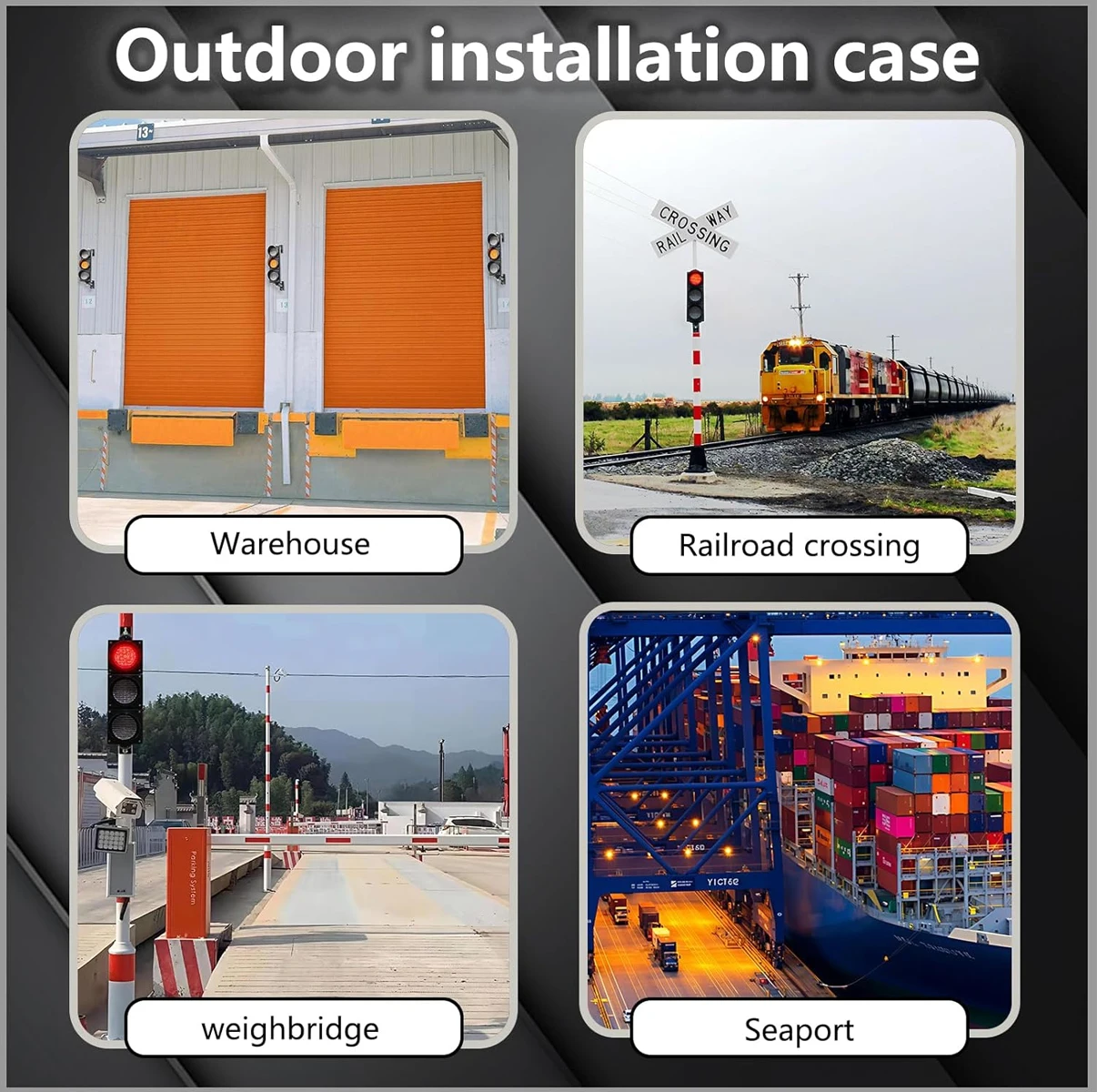 4 шт. 100 мм светофор, водонепроницаемый и солнцезащитный, беспроводной пульт дистанционного управления, высокое качество для безопасности дорожного движения и подземной парковки