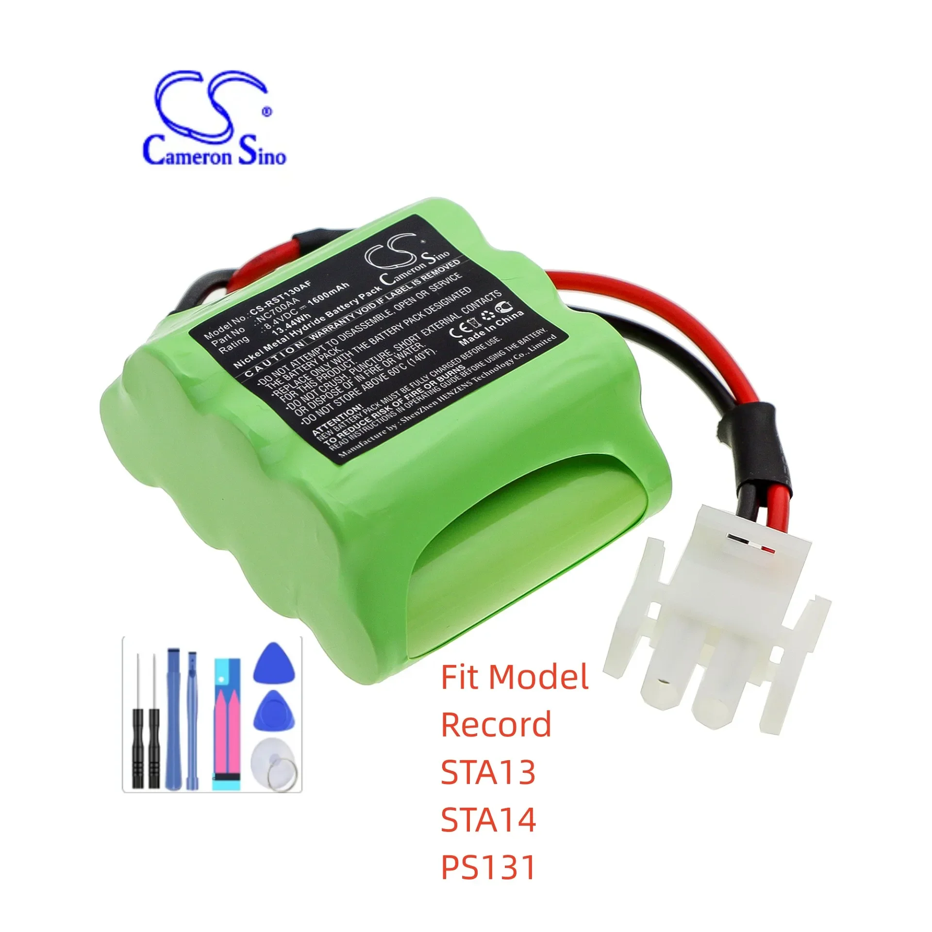 Automatic Doors Battery For Record NC700AA STA13  STA14 PS131 1600mAh / 13.44Wh Green Ni-MH  8.40V