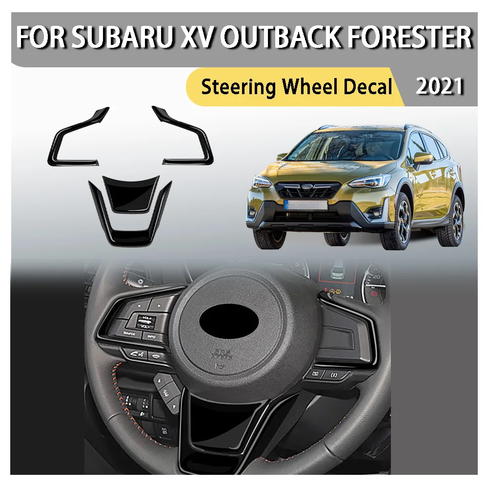 

Автомобильные наклейки, Стайлинг автомобиля, наклейка на руль для Subaru XV OUTBACK FORESTER 2021, АБС-пластик, автомобильные аксессуары, обновление автомобиля