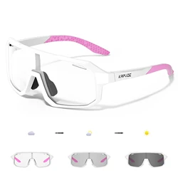 Kapvoe Kids Photochromic Fashion Cycling Sunglasses Sports UV400 Boys Girls Small Size Child Glasses Outdoor Protection Eyewear