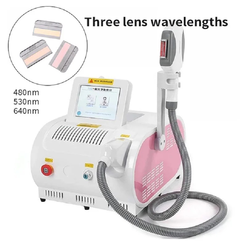 200000 Shoots OPT Painless IPL Ice E light 3 Filters Anti-Aging Cooling System Photonic Rejuvenation Hair Removal Machine Salon