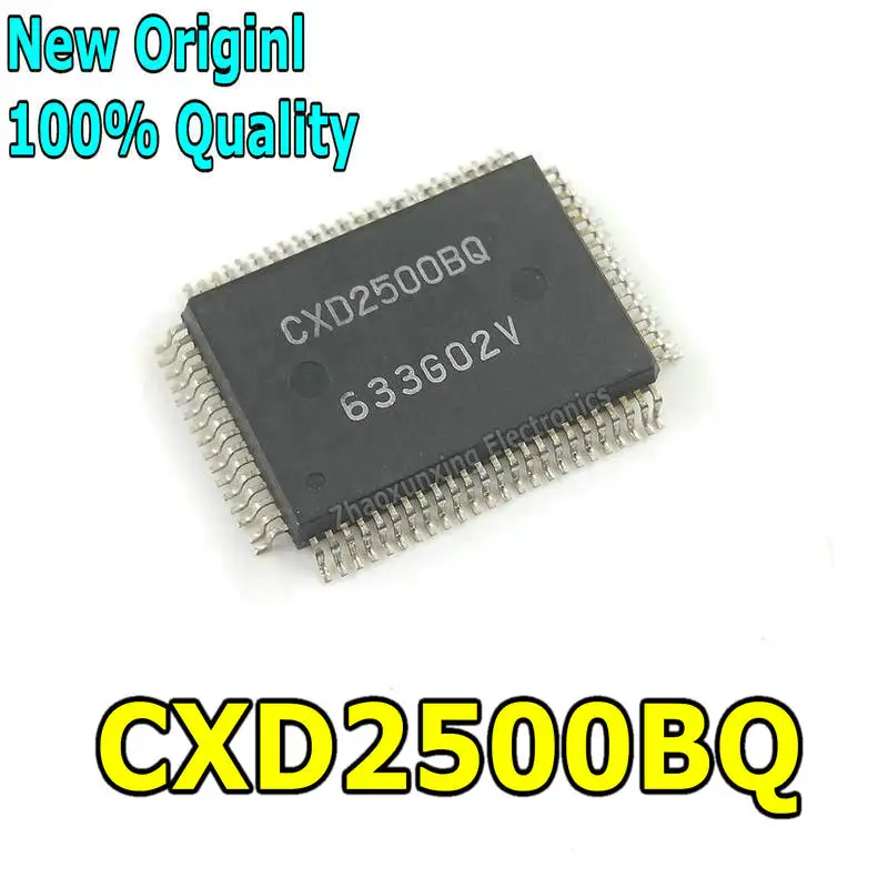 1 ~ 2 قطعة شرائح CXD2500BQ CXD2500 QFP-80 الجديدة