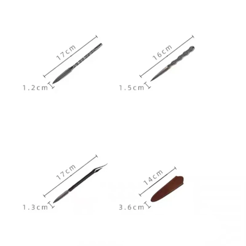 Stainless Steel Tea Knife Diamond Tea Needle Cutters Brick Tools Split Tea Brick Pry Tea Cone Tool Tea Ceremony Accessories - view 6