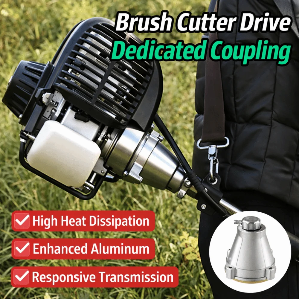 Thickened Connecting Plate Durable Pure Aluminum Coupler Sturdy Wear Resistant Adapter Plate Grass Trimmer