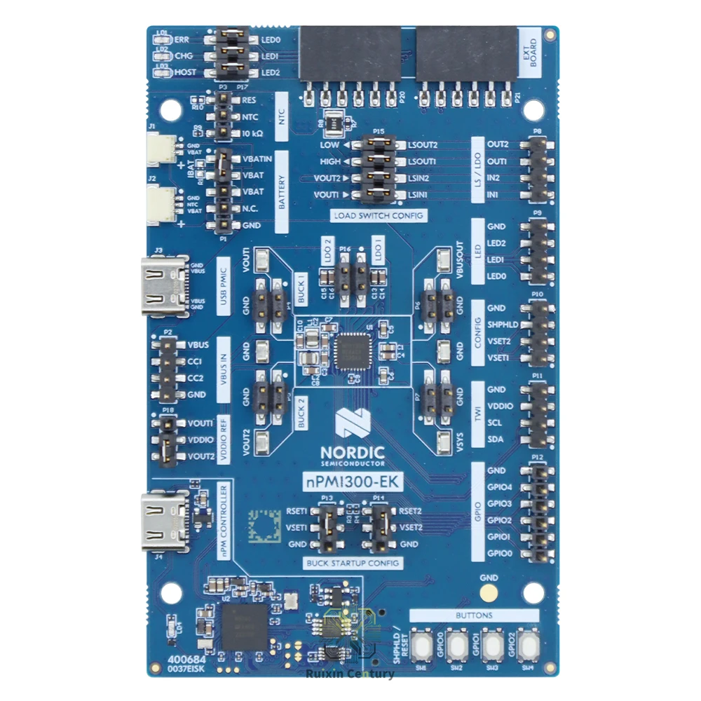 FOR Nordic Semiconductor nPM1300-EK nPM1300 PMIC Development Board Evaluation Kit USB-C Charging Power Management Genuine