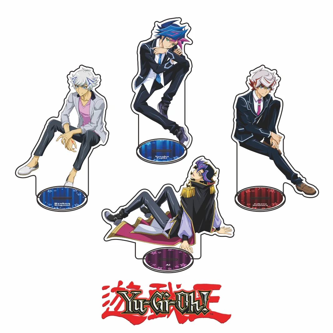 Yu Gi Oh Acrylic Stand Keychain Anime Figure 2026 New Model Sitting Pose Character Desktop Decor Collection Gift For Anime Fans