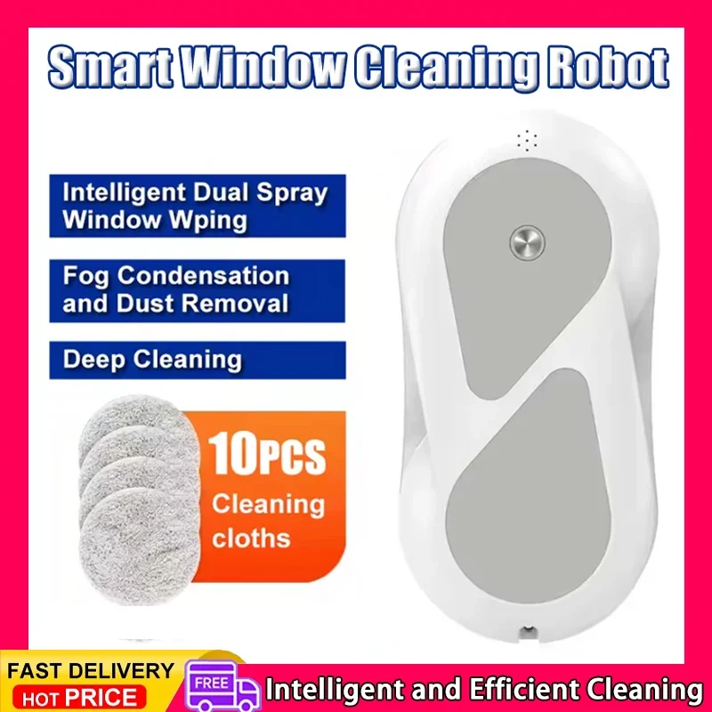 

Glass Cleaning Robot Electric Window Cleaning Machine Source New Double Water Drop Robot Household