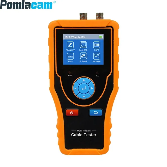 LT-1200 2.4 inch network cable tester RJ45 RJ11 BNC cable digital wire tracer tracker with port flicker ping test TDR Test