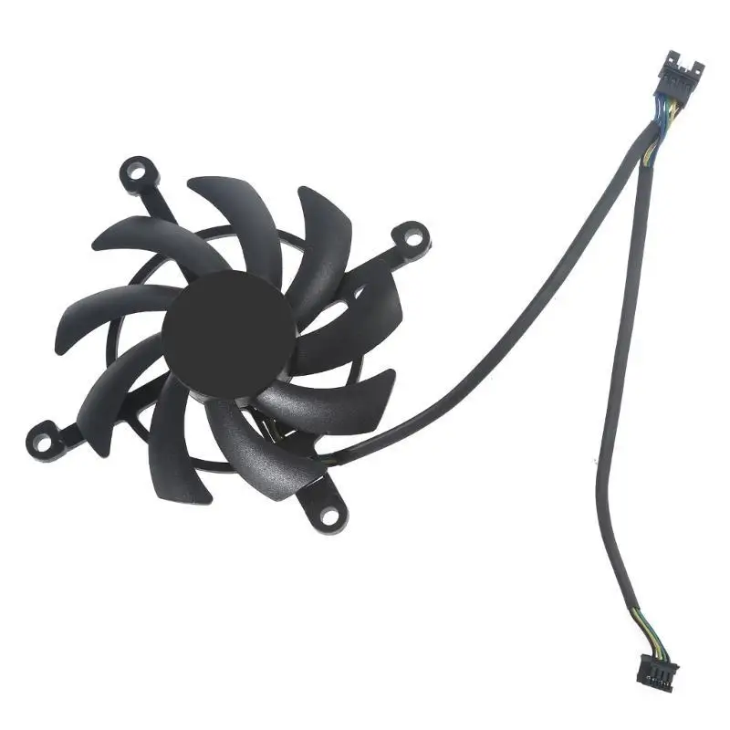 

31BA 1SET для 12V 4PIN VGA Вентилятор FANCARD Охлаждающий вентилятор для GTX1650 Красочный 1660 2060 OC Cooler