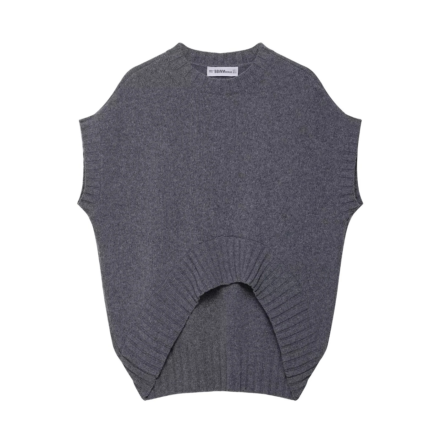 

Женский пуловер-свитер, осень 202, Новое поступление, женский модный шерстяной вязаный жилет большого размера