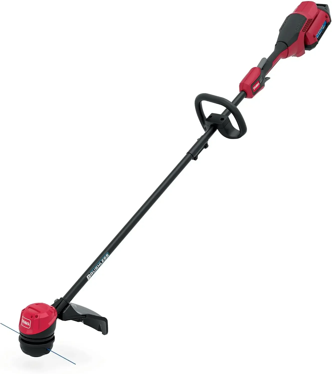 Force Power System 60V Max Lithium-Ion Brushless Cordless 13/15 Inch Electric String Trimmer with 2.0Ah Battery