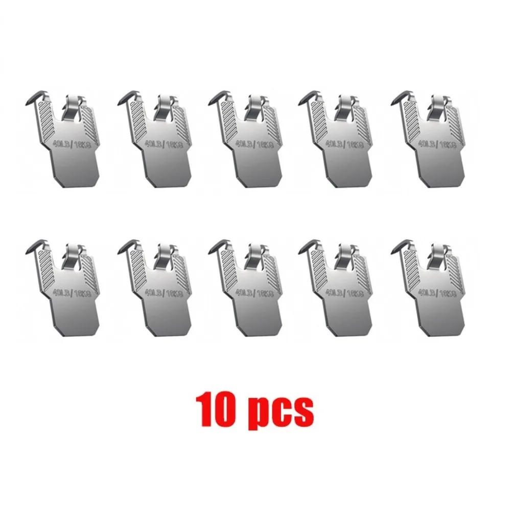 

10pcs Large Size Claw Picture Hangers Damage-Free Easy Installation Picture Frame Hangers Heavy Duty Secure Support