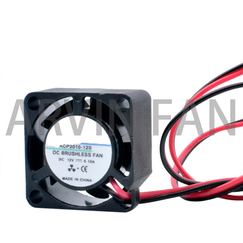 ACP2010 2cm 20mm Fan 20x20x10mm DC5V 12V 2 Wires 2pin Small DC Cooling Fan For Router Notebook