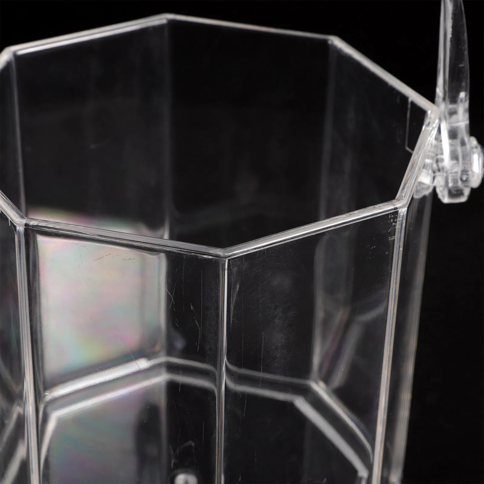 

1 Set Clear Acrylic Ice Bucket Thickened Portable Wine Container Reusable Bar Ktv Party Household Use Multi-Function Compact Ice