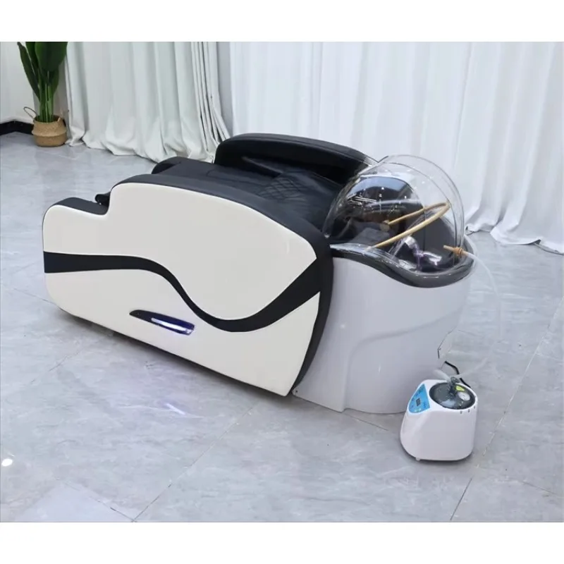 Professional Hair Salon Shampoo Shower Bed Electric Scalp Massage Shampoo Bed with Body Massage