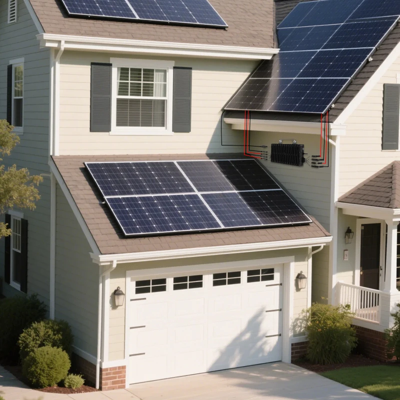 Sukflow Mikrowechselrichter Solar-Netzgekoppelter Mikrowechselrichter 400W/800W/1000W/1200W/2000W/2250W Konverter für Haushaltsnetzsysteme aus der EU – Detail 1