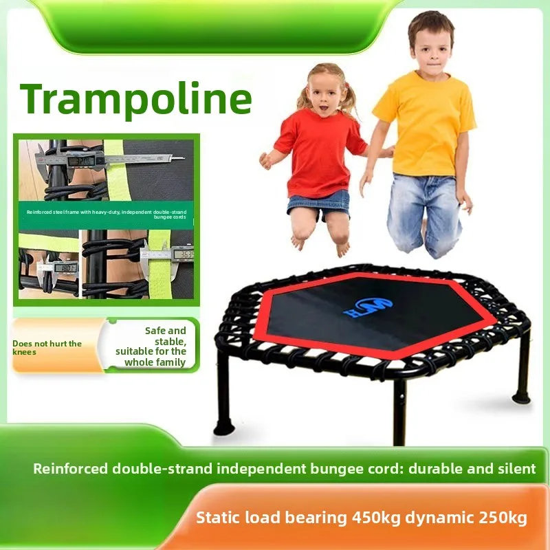 

40 45-дюймовый тренажерный зал, коммерческий батут, лагерь для похудения, домашний бытовой, для взрослых и детей, универсальный семейный бесшумный батут