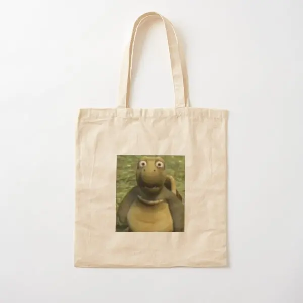 Verne Over The Hedge Turtle Cotton  Canvas Bag Printed Shoulder Bag Women Unisex Handbag Casual Grocery Tote Reusable Travel