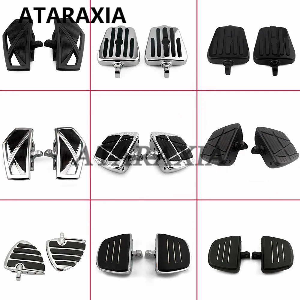 Motorcycle Foot Pegs Front Rear Pedals Slipstream Bike Footrest  Highway Engine Guard FootPegs For Harley Dyna Sportster XL883