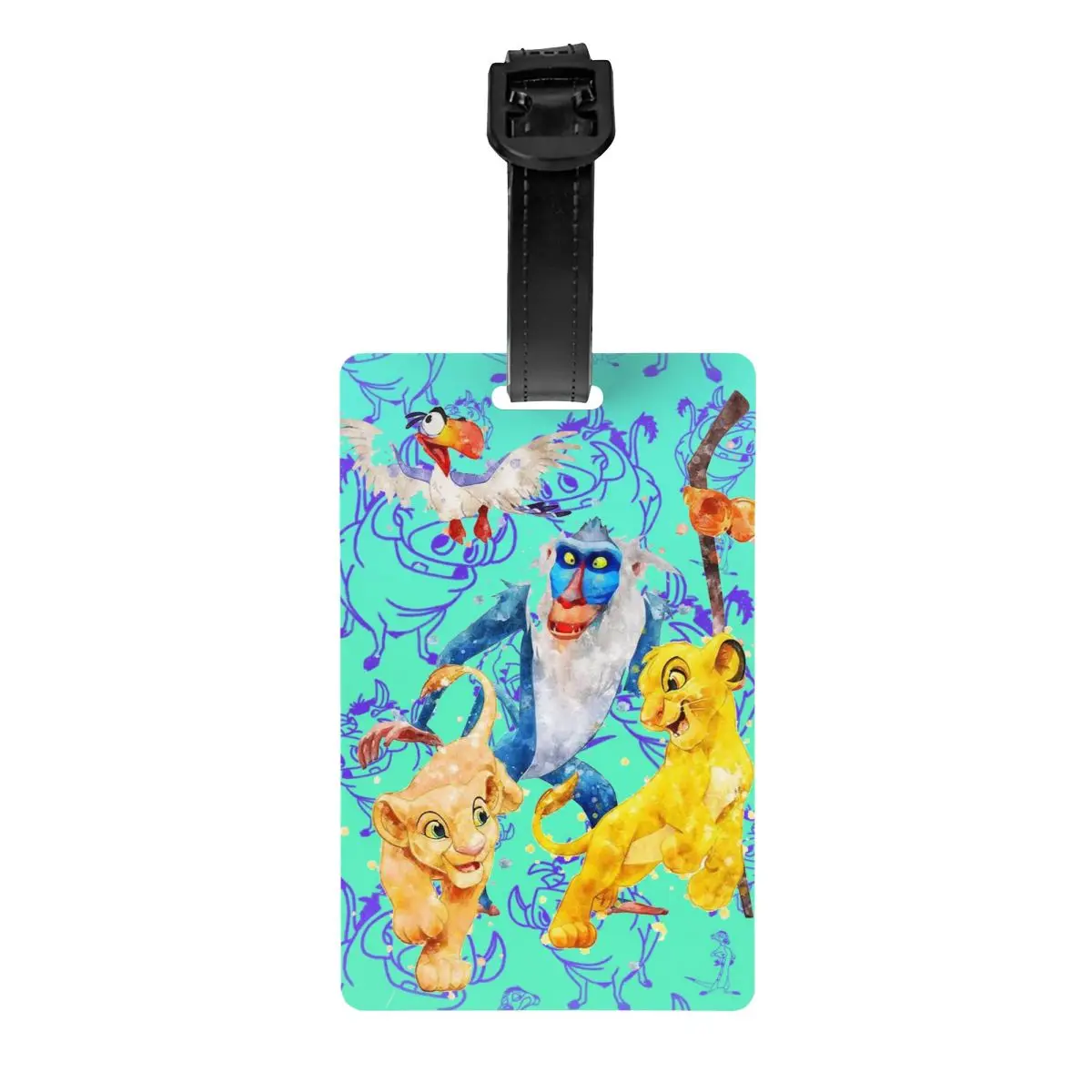 

Custom The Lion King Luggage Tags Custom Baggage Tags Privacy Cover Name ID Card