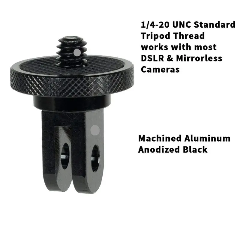 A45U 5X Camera Mount Adapter For Gopro Ecosystem - ¼-20 Conversion Adapter For Gopro Mounting System