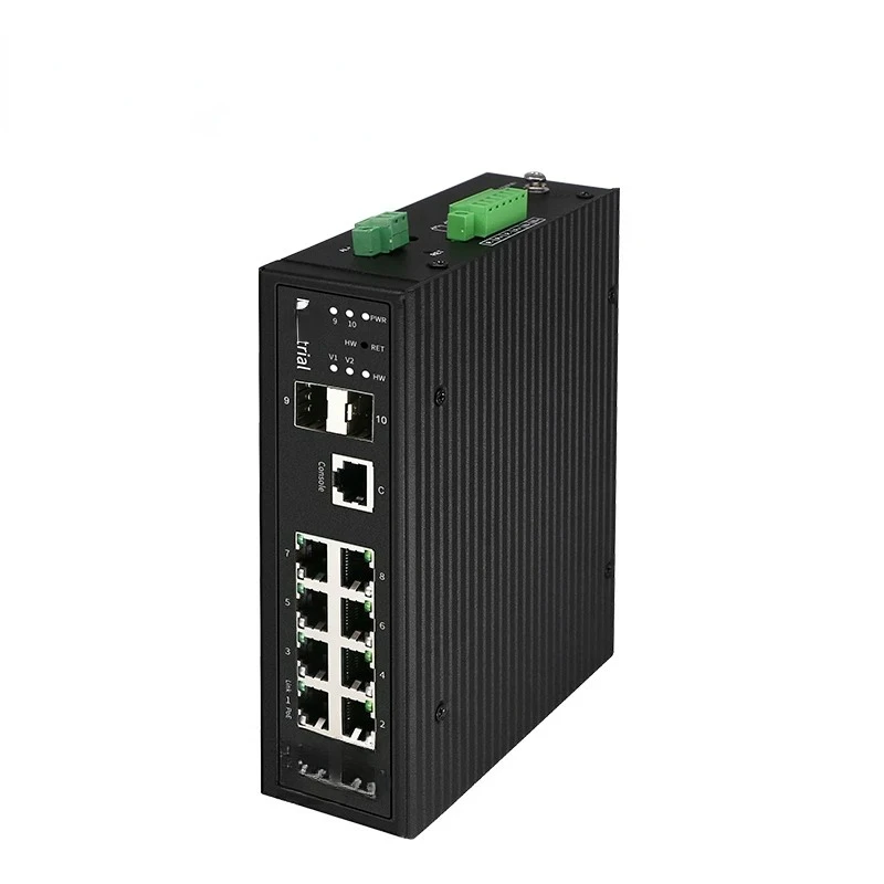 

Customizable 8 Port Full Gigabit Industrial Managed Ethernet Switch