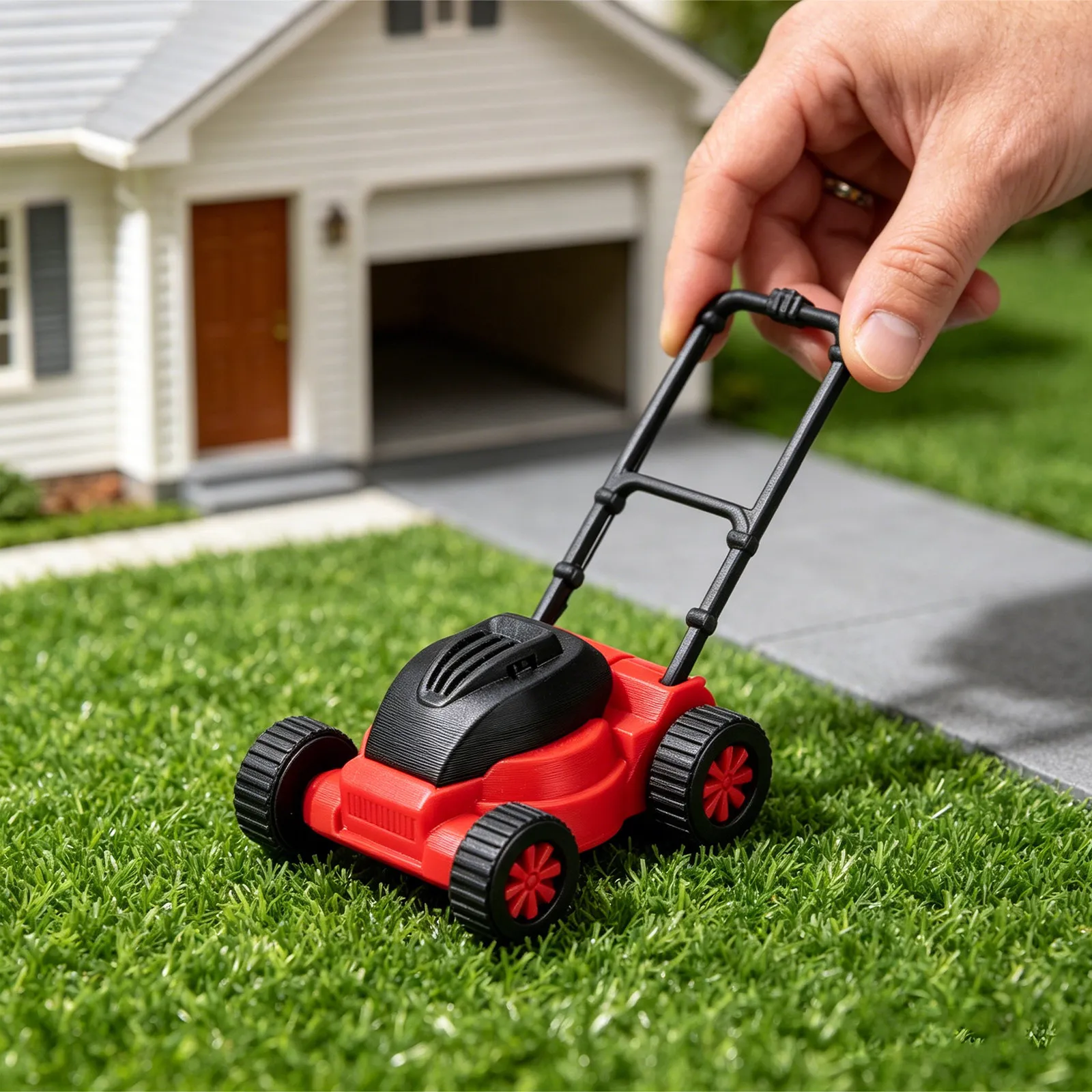 Cortacésped en miniatura para  - Kids Outdoor Lawn Mower reseña y precio