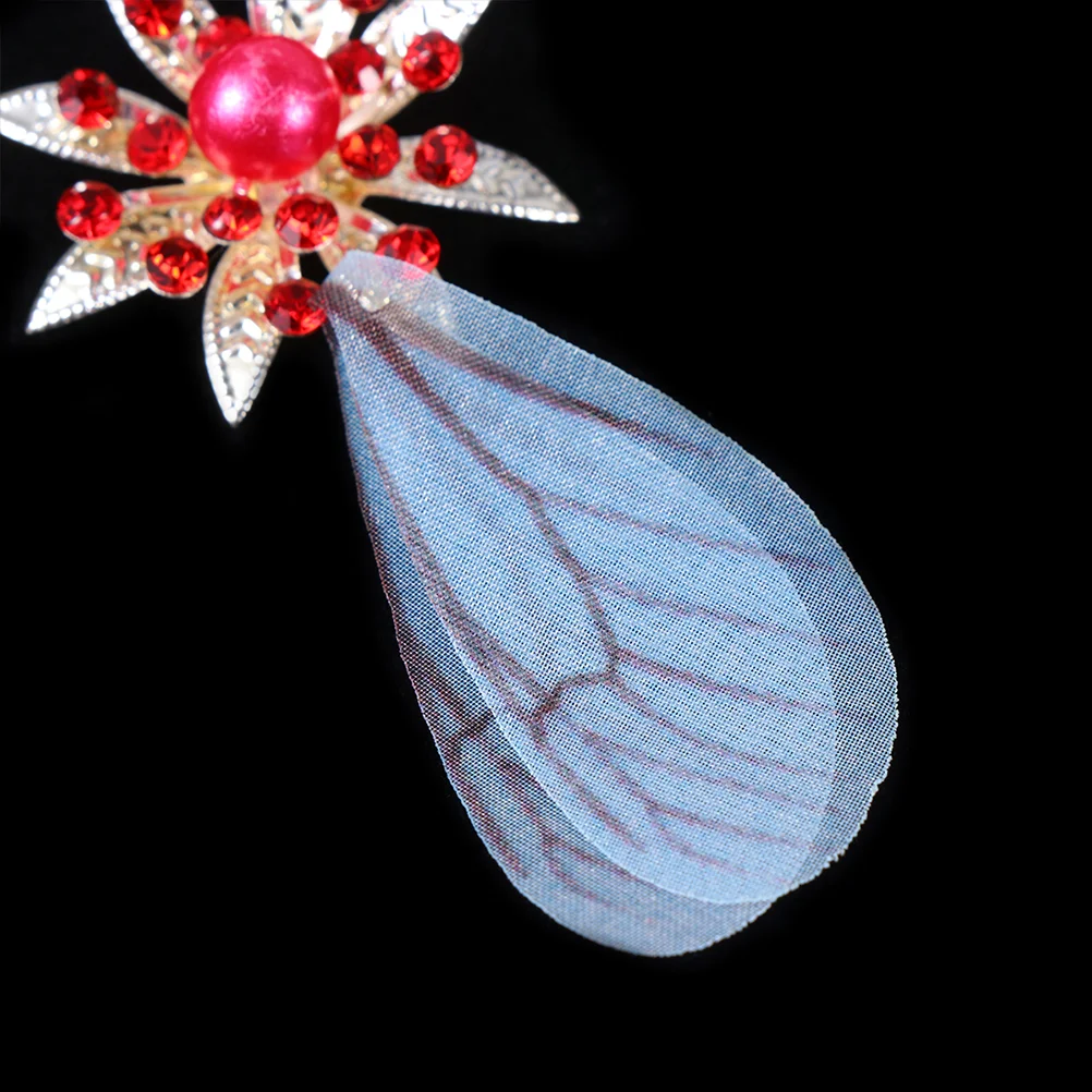 50 Pcs Handmade Earrings Supplies Decors Fake Dragonfly Wing Handbag Artificial Accessories