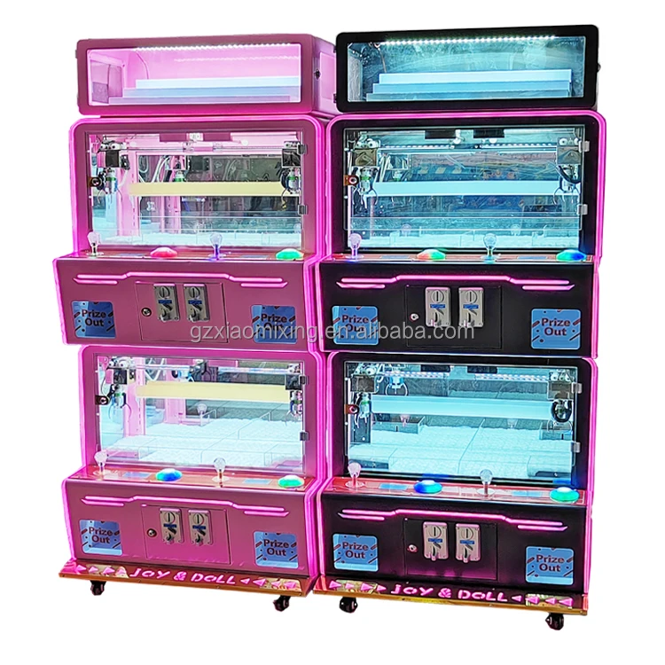 

Миниатюрный игровой автомат-кран для 4 игроков с монетоприемником, для игрушек и подарков