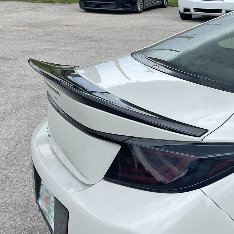 

Subaru BRZ Toyota GR86 Carbon Fiber Retrofit TRD Tail Cap Small Tail, Spoiler Fixed Wind Wing