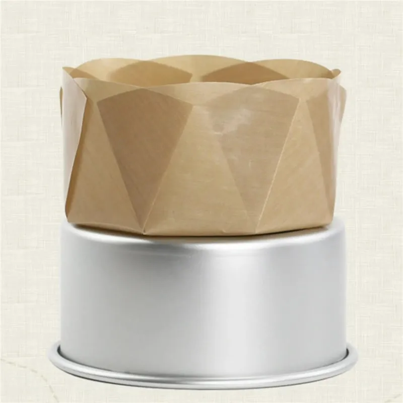 Cake Baking Tools Non-Demoulding Cake Cushion Cake Tin Liner Non-stick for Baking Pan Sheet 6 Inch 8Inch Khaki Round Cake Mats