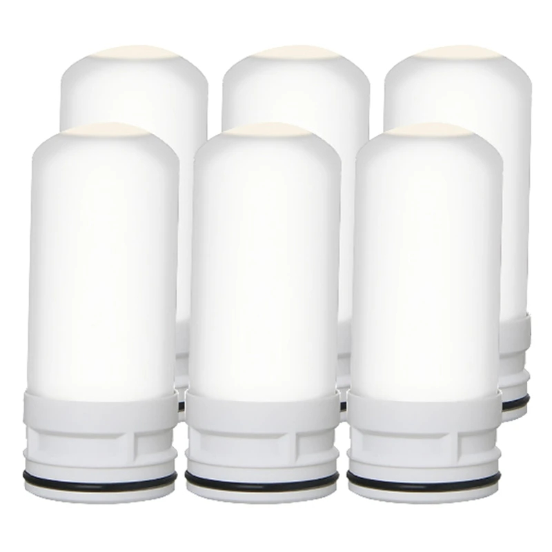 4 Pieces Replacement Household Inner Ceramic Cartridge Filter