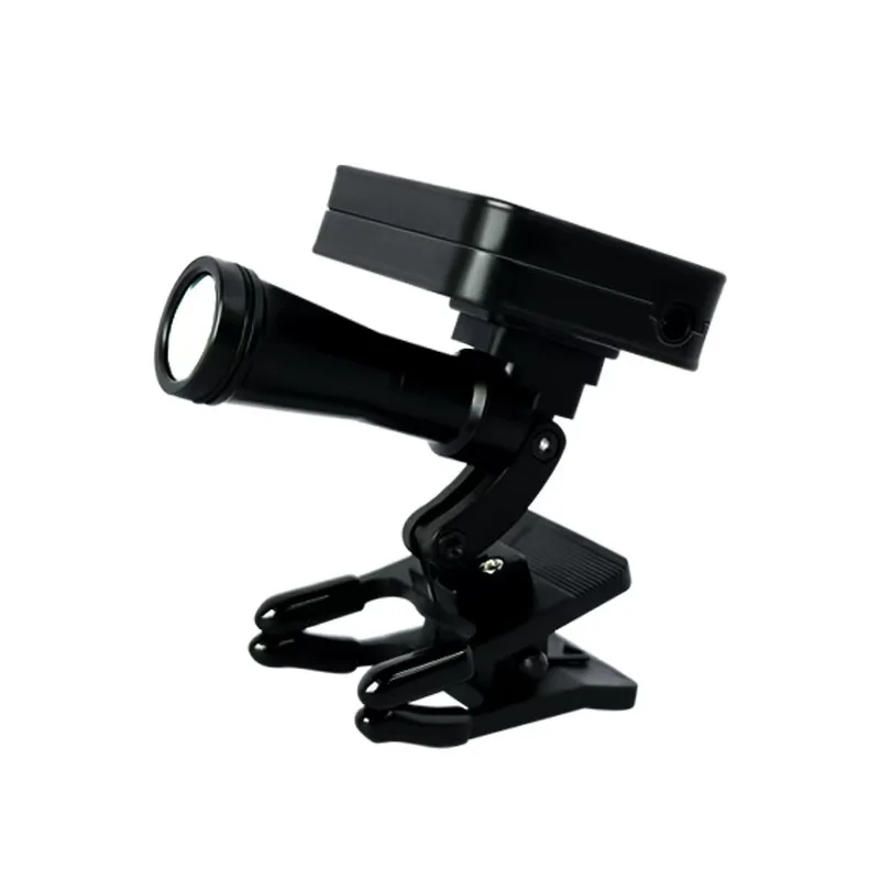 5W Wireless Binoculars Loupe Headlight 35000 Lux Spotlight Headlamp Brightness Adjustable w 2 Batteries Ultralight Clip-on