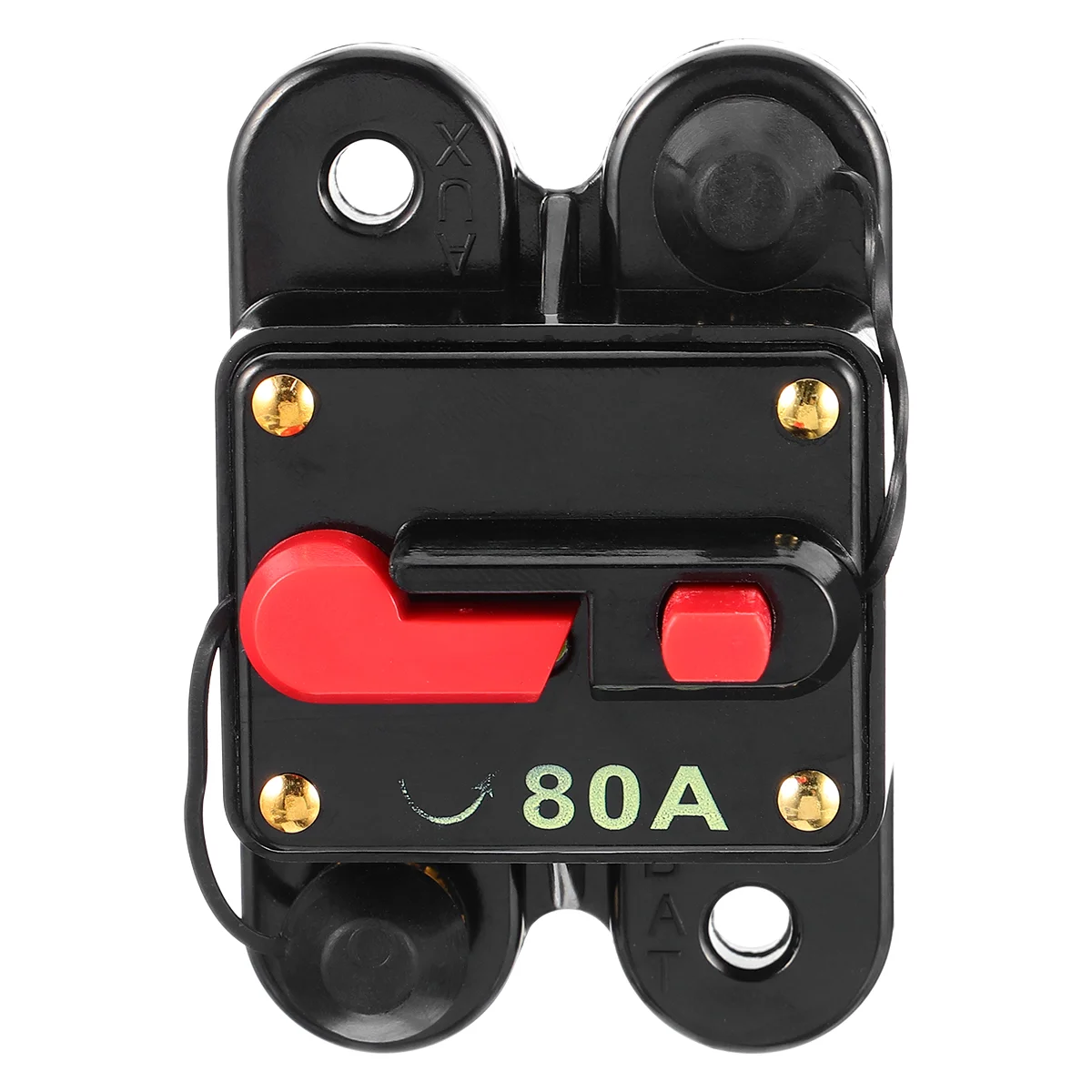 Fuse Holder Switch Self-recovery Circuit Breaker Car Audio Accessory Power Supply Automatic Black