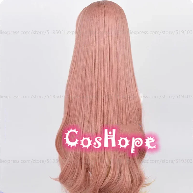 رابي شعر مستعار تأثيري 85 سنتيمتر برتقالي وردي براون شعر مستعار تأثيري أنيمي شعر مستعار تأثيري مقاومة للحرارة بيروكات صناعية