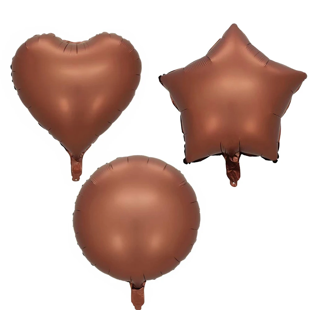 1set 16 zoll Vintage Alles Gute Zum Geburtstag Brief Luftballons Retro Beige Kaffee Ballon Set für Kinder Erwachsene Alles Gute zum Geburtstag Party Decor – Detail 4