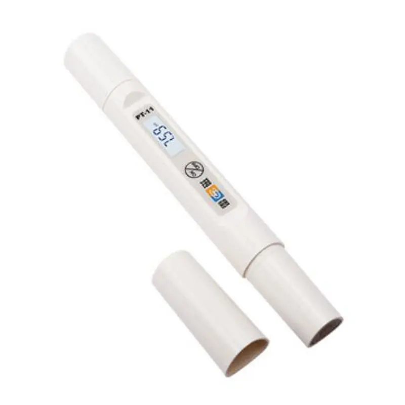 pH Meter Tester flat head Meat fruits vegetables skin saliva clothing fabrics daily chemical products Calibration free Pen Type