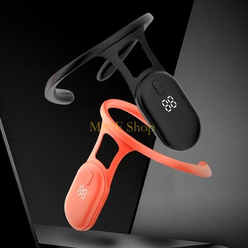 M89F Smarts Корректор осанки предотвращает горбун Интеллектуальный тренажер для осанки с ЖК-дисплеем Выпрямитель для спины для и