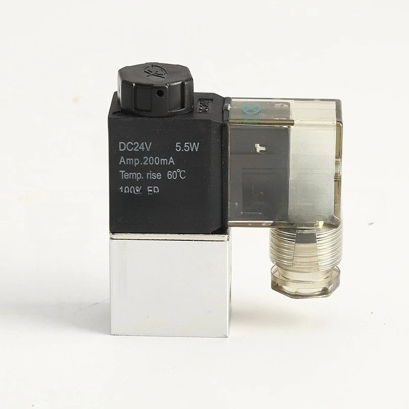 Pneumatic 2V025-06-DC24V solenoid valve reversing rapid direct-acting normally closed two-port two-position solenoid valve