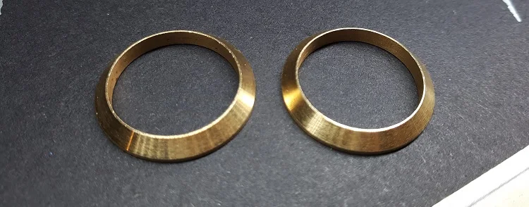 Anillo de decoração reloj tubo Nixie in14 cobre DIY
