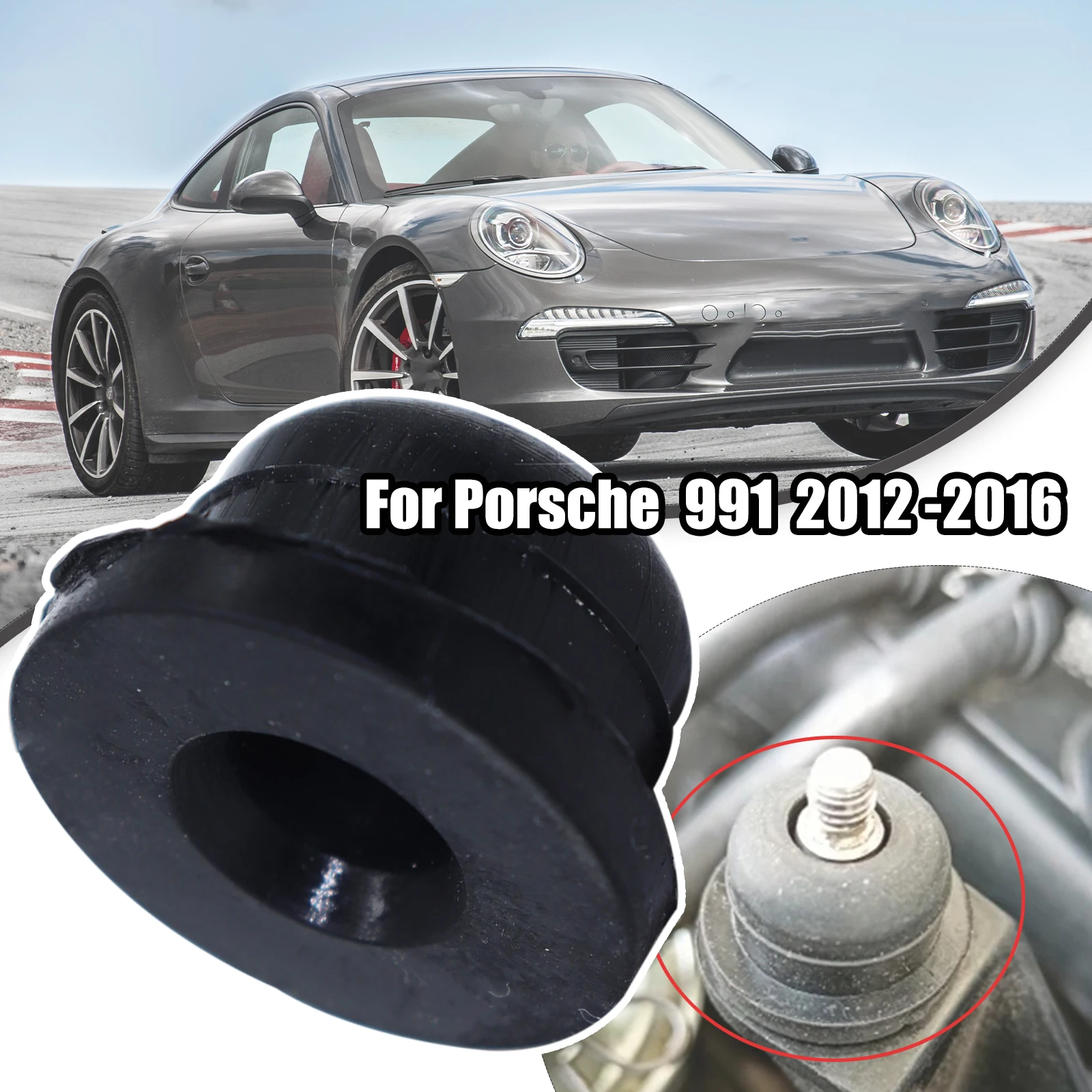 

Windscreen Washer Headlight Pump Seal Water Reservoir Gasket Mount Rubber Cap Clip Plug For Porsche 991 2012 -2016 Gen.2 Turbo