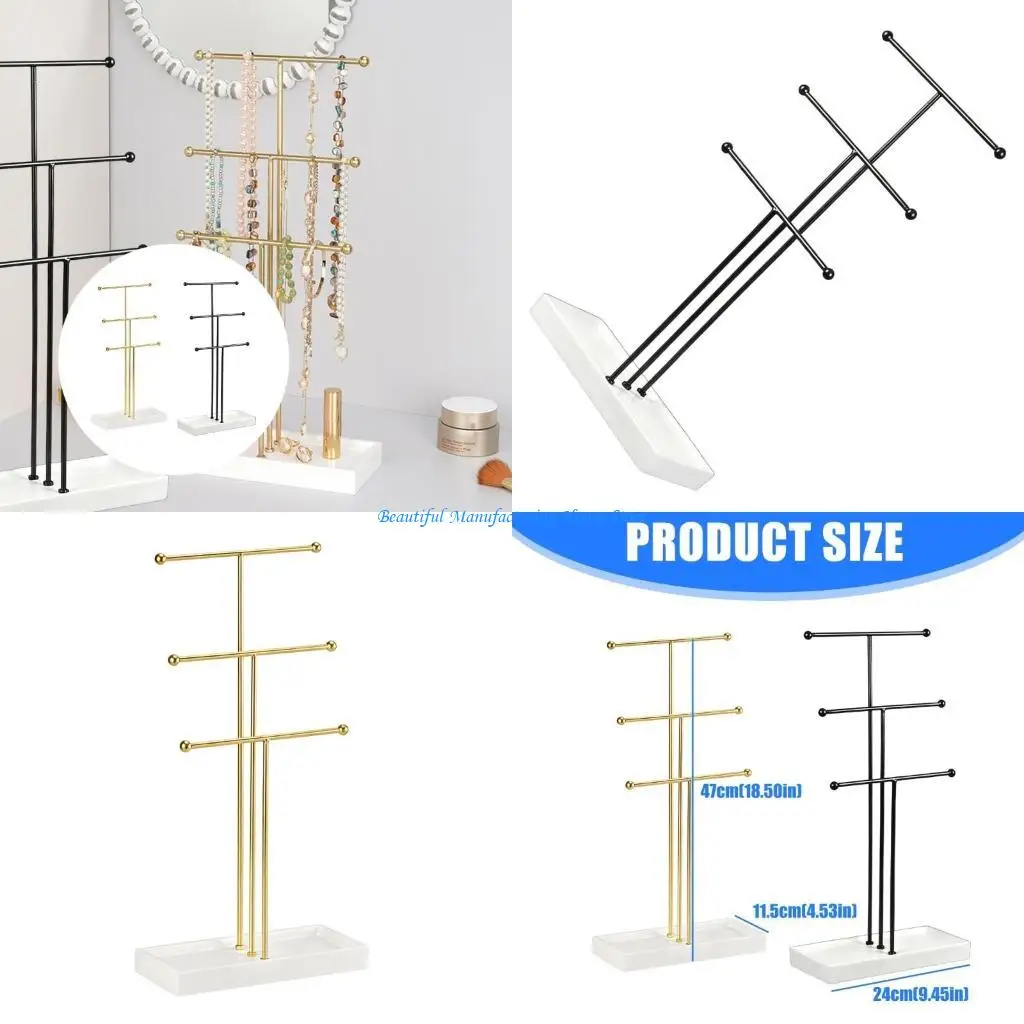 

E56A Versatile Jewelry Holder Featuring Multiple Hook For Efficient Organization