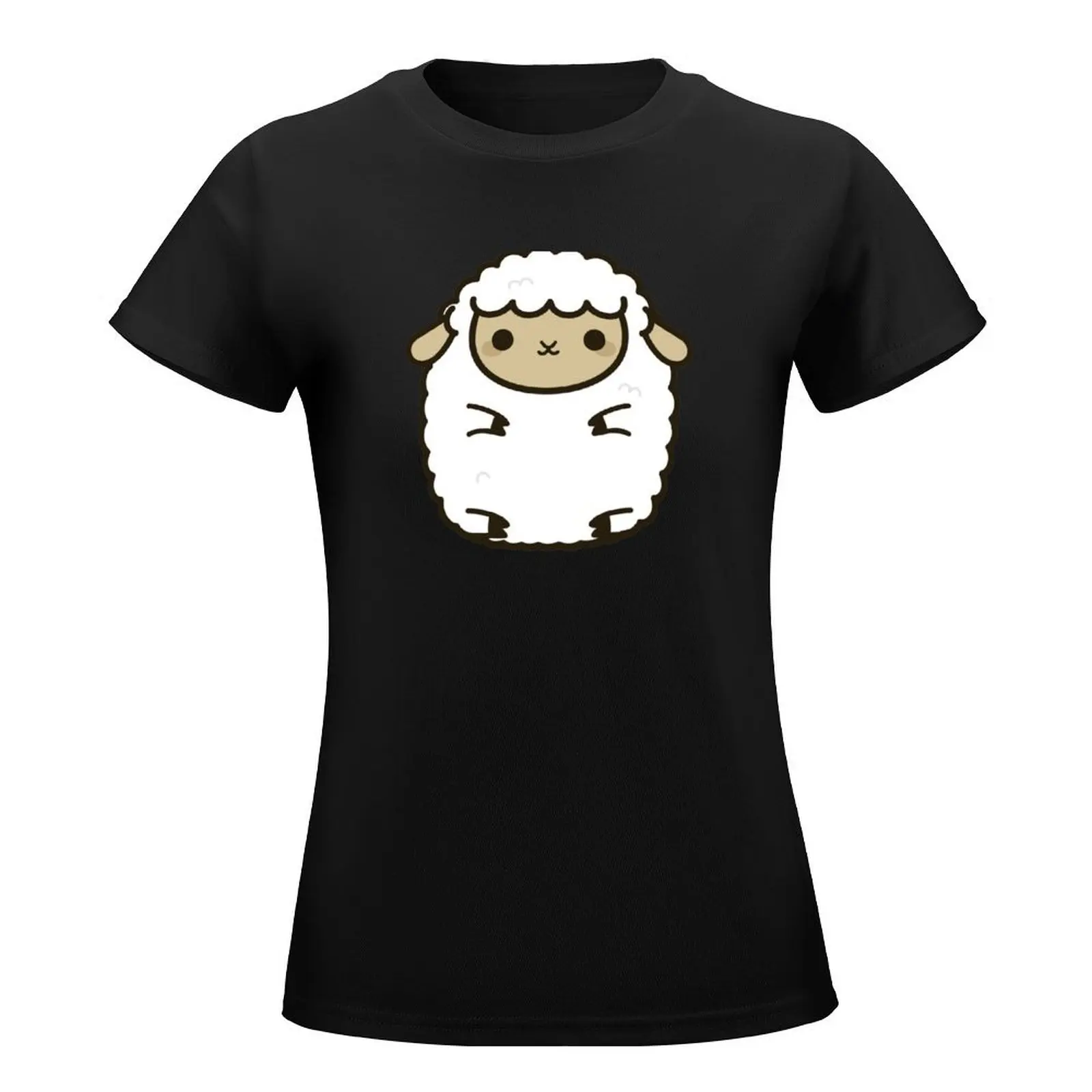 Cute Lamb T-Shirt aesthetic clothes kawaii clothes graphics Female clothing ariat shirts for Women