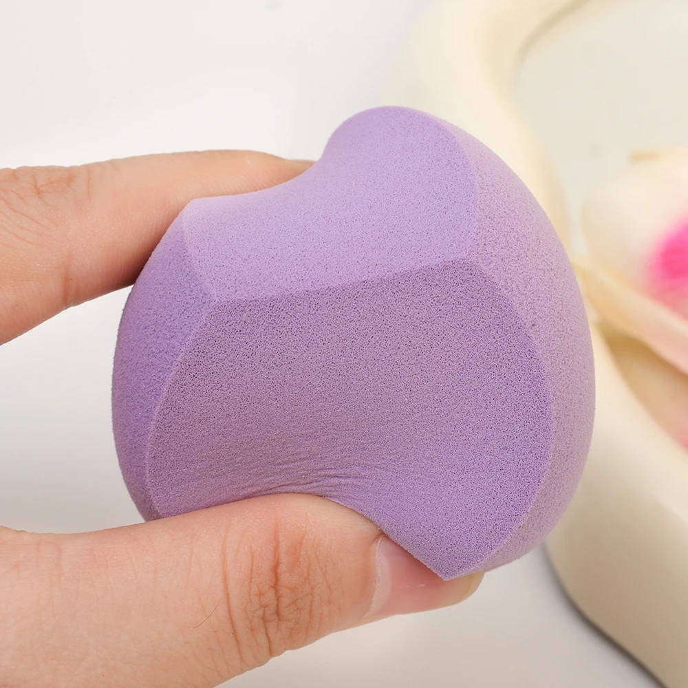 10PCS Makeup Sponge Powder Puff Dry Wet Use Beauty Egg Cushion Foundation Cosmetic Puff Bevel Cut Make Up Sponge Applicator Tool