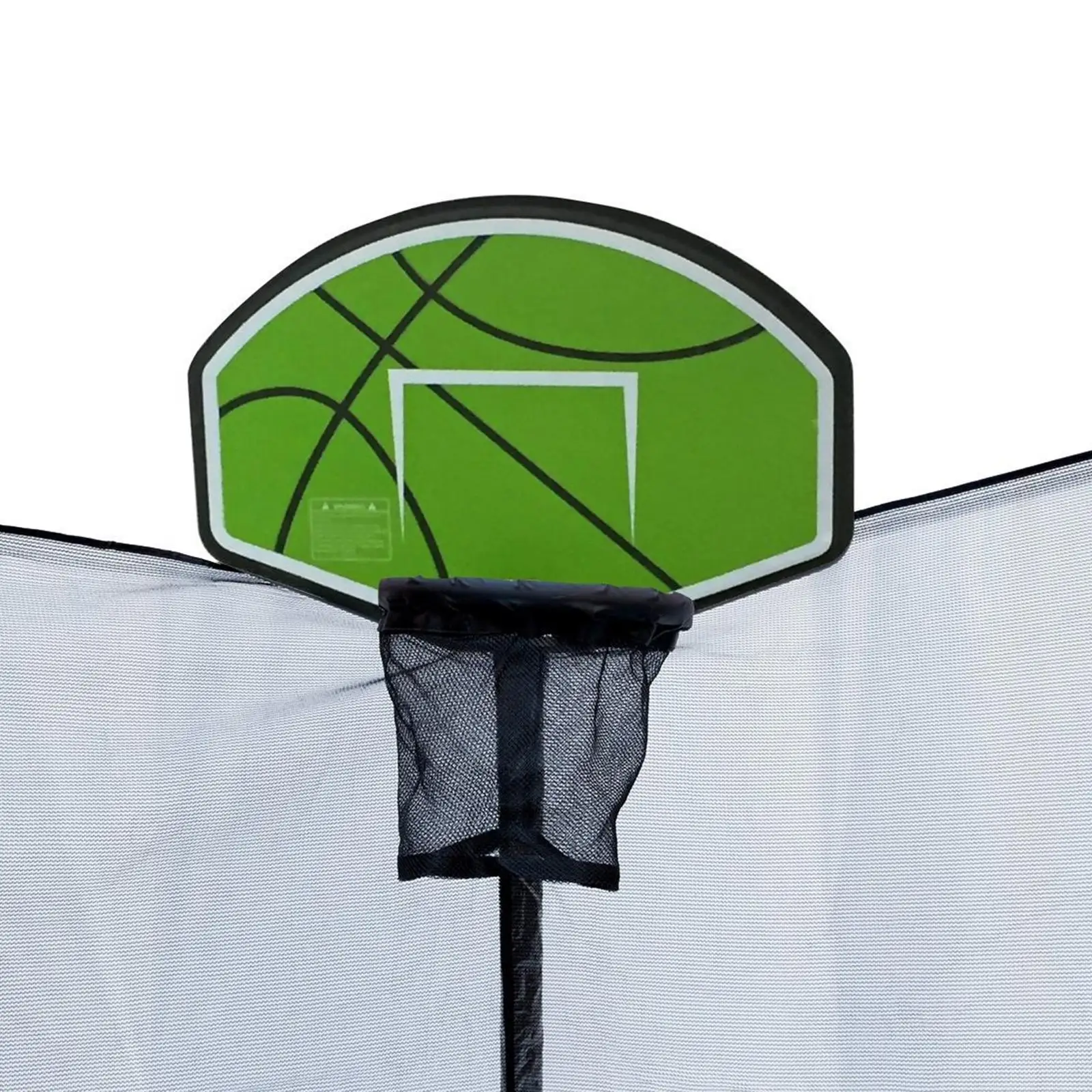 

Basketball Hoop Attachment for Trampoline Kids Children Basketball Backboard